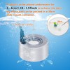 AGPTEK Aluminum Mini Mist Maker Fogger Water Fountain Pond Fog