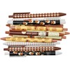 Maydahui Cute Bear Retractable Ballpoint Pen, Set of 12, 0.5mm,