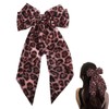 1 PCS Yellow Leopard Print Bow Hair Clip - Big