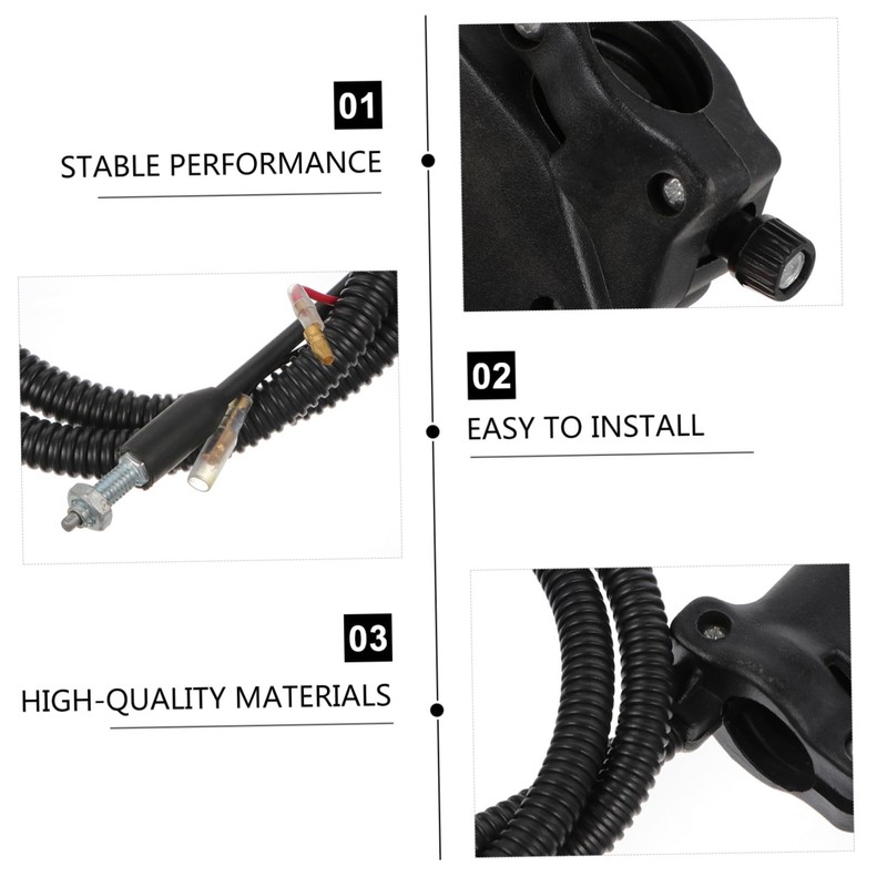 Sosoport Lawn Mower Throttle Trigger Cable Genuine Replacement Part for