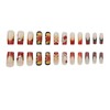 SINHOT Square Press on Nails - Long Fake Nails, Glossy