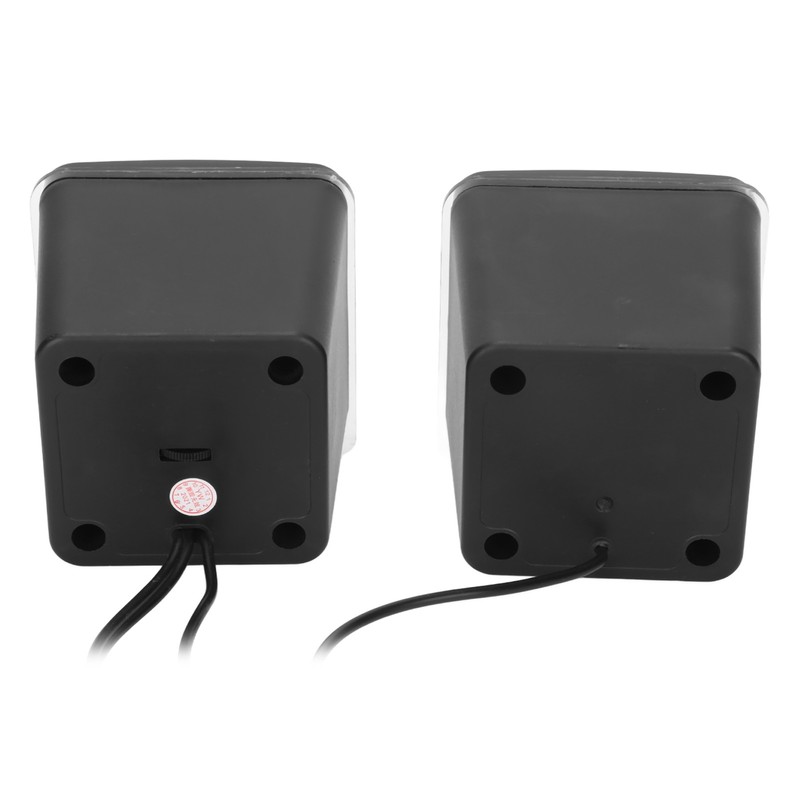 1 Pair Mini USB2.0 Speaker Computer Laptop Desktop Wired Stereo