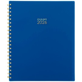 AT-A-GLANCE 2026 Planner, Weekly & Monthly, 8.5" x 11", Large, Harmony, Denim (1099-905-20-26)
