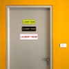 Standard LAUNDRY Door / Wall Sign - White - Large