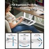HUANUO Keyboard Tray Under Desk, 360 Adjustable Ergonomic Sliding Keyboard