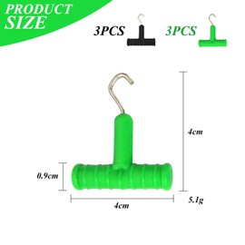 YSJCHEBS 6 Pieces Fishing Hook Tying Tools,Fishing Hook Tying Tools,Fishing Tools,Fishing Tackle,Bait Tools,Fishing Accessories