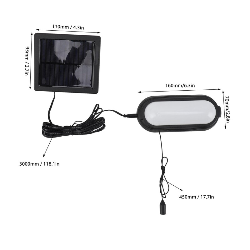 Joyzan Solar Wall Pendant Light, Mounted Outdoor Powered LED Shed