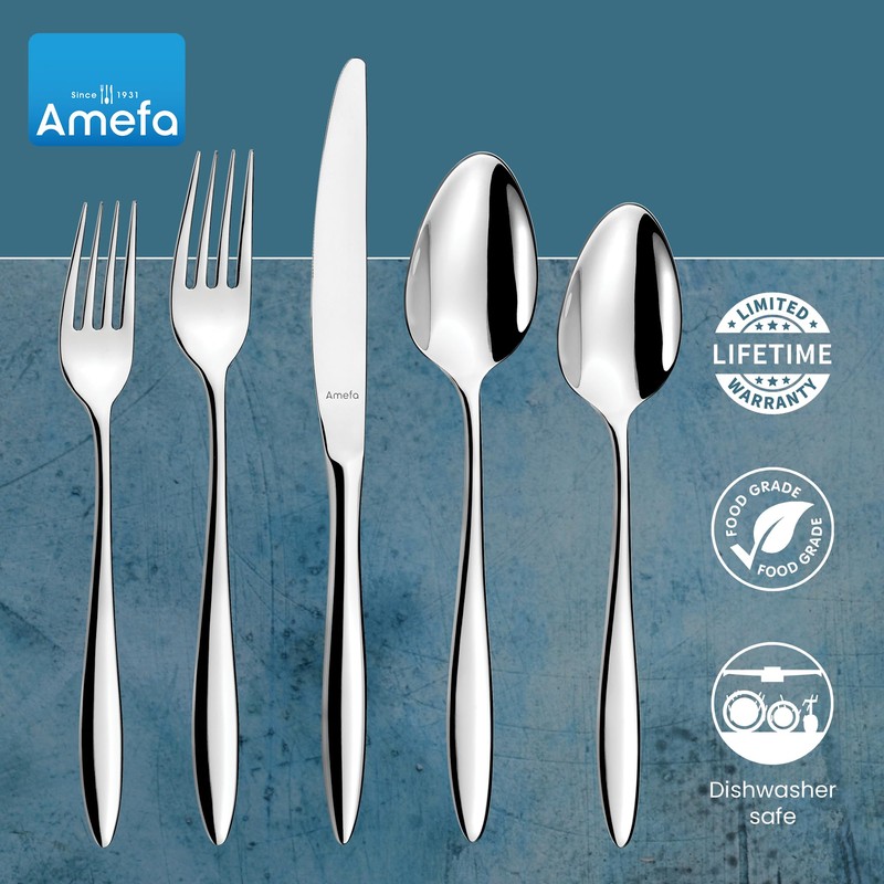 Amefa Venus 20-Piece Flatware, Set for 4 – Stainless Steel