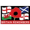 Britain Remembers Flag 5ft x 3ft,Large