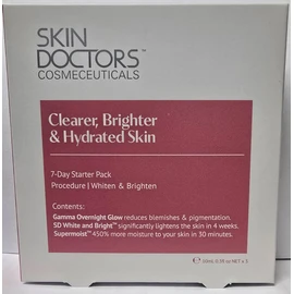 Skin Doctors Clearer, Brighter & Hydrated Skin 7 Day Starter Pack 3 x 10mL