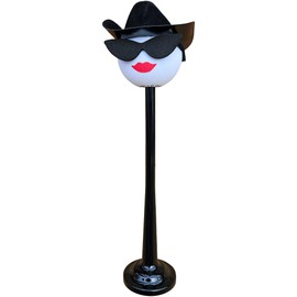 Coolballs Cool Cowgirl with Black Hat Car, Truck, and SUV Magnetic Roof Topper Auto Accessory (Car Magnet Buddy)