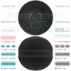 JIEJUNJIE Vibrating Massage Ball with Heat, 7 Modes, Memory, Myofascial