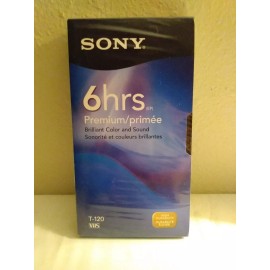 SONY 6 hrs (EP) Premium Video Tape Brilliant Color & Sound