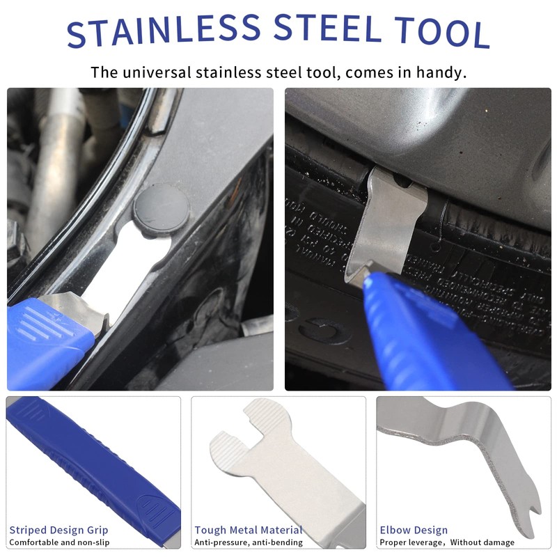 Wetado Auto Trim Removal Tools Kit, 9pcs Car Door Panel