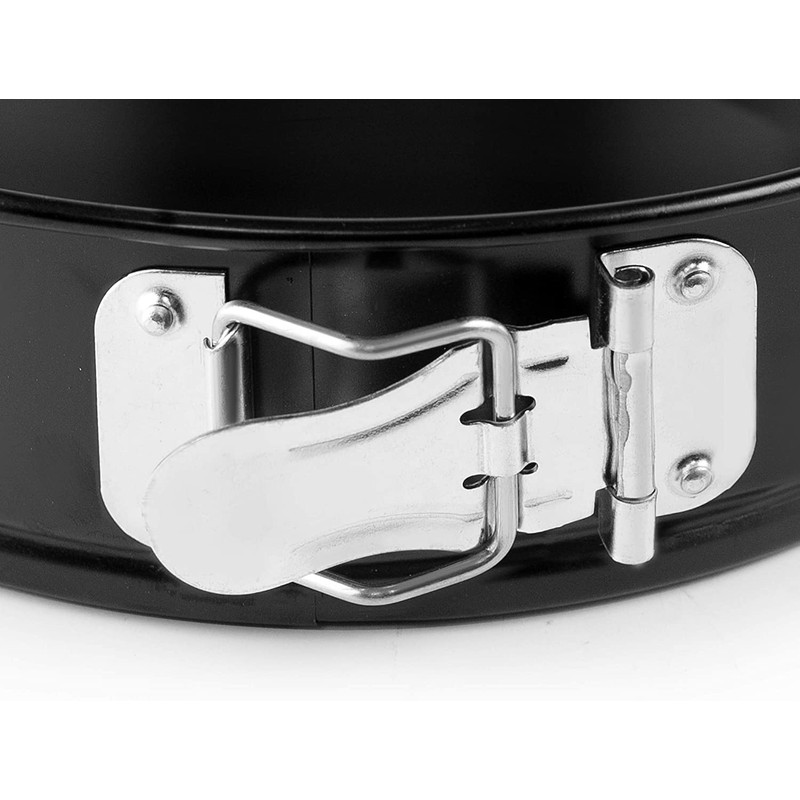 Ibili Springform Set Moka 22 cm, rolled steel plate, Black,
