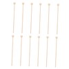 FELTECHELECTR 100pcs Wooden Lollipop Sticks DIY Decorations for Happy and