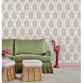 NuWallpaper x Society Social Floral Bazaar Rose Water Peel and Stick Wallpaper, SSS6314