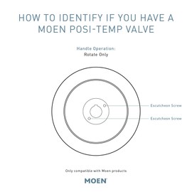 Moen PosiTemp Rough In Pressure Balancing Cycling 4 Port Tub and Brass Shower Valve with Stops, 2570