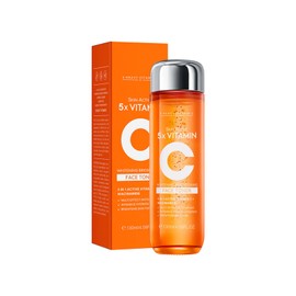 Vitamin C Moisturizing Toner, 130 Ml Intensive Whitening Hydrating Facial Toner Gesichtstoner Minimizes Pores & Deeply Moisture, Vitamin C Gegen Pigmentflecken Und Trockene Haut
