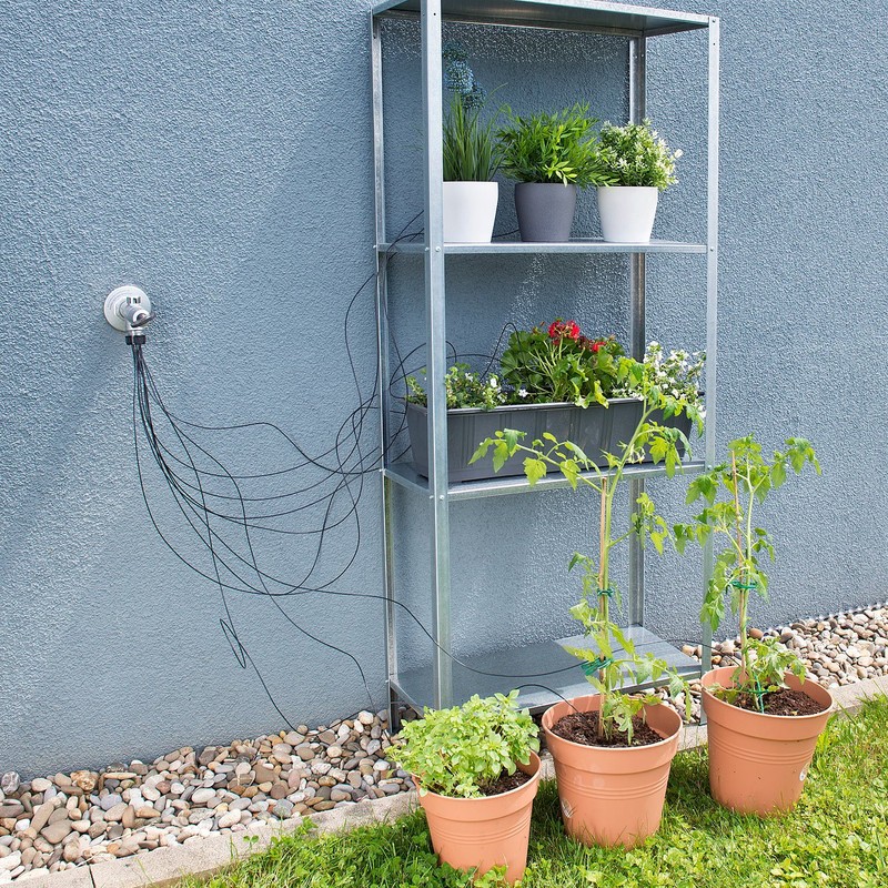Royal Gardineer Blumenbewässerung: Mikro-Bewässerungssystem mit 10 Bewässerungs-Spitzen für Pflanzen (Bewässerungsspitzen,