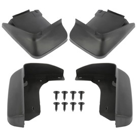 Z-Ryixiu Car Flaps Splash Guard Mudguard 4pc (Black) for Honda for Accord 2003-2007 Front Rear Left Right 30.5 * 12 * 25-Size(Cm)