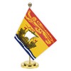 New Brunswick Desk Flag,12 inch Tall Small NB Indoor Banner,Tiny