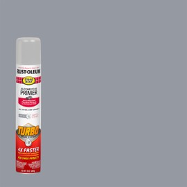 Rust-Oleum 393379 Stops Rust Turbo Automotive Primer Spray, 24 oz, Flat Light Gray