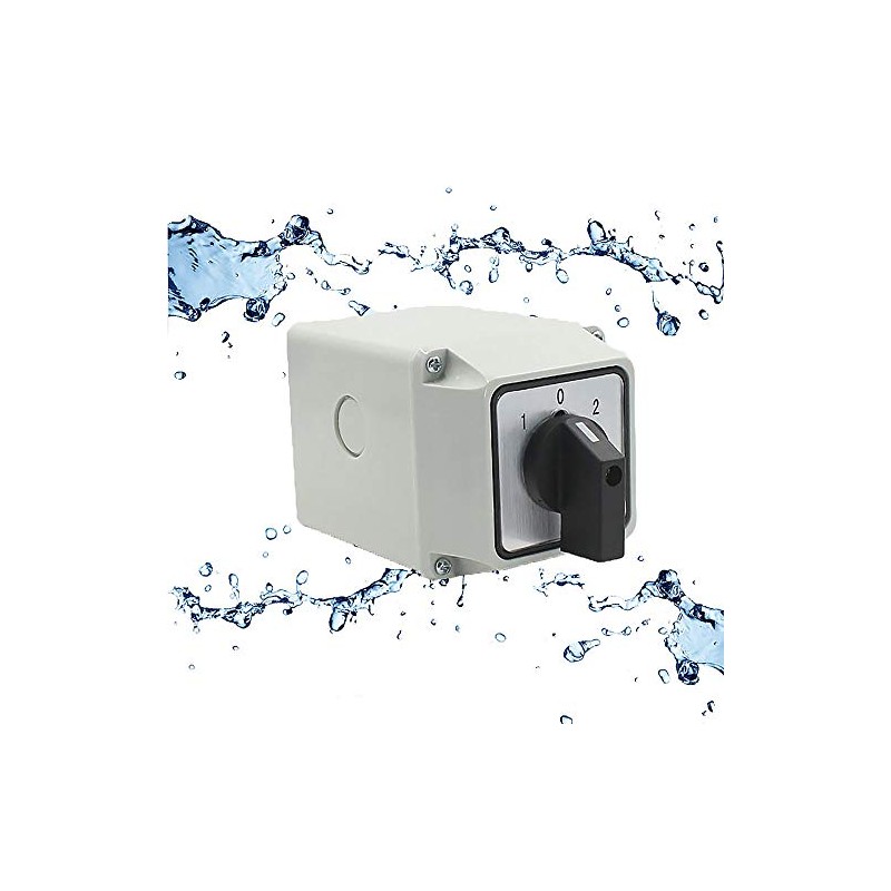 20A 380V 3 Position Rotary Cam Changeover Switch with Control