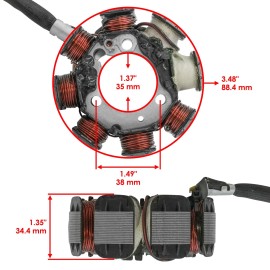 Celox Stator for Honda TRX200 TRX200D TRX200 D TRX 200D Fourtrax 200 2X4 1990-1997