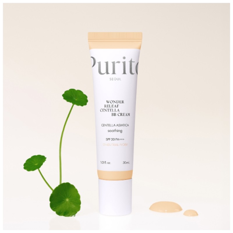 PURITO Wonder Releaf Centella BB Cream 30ml, Shade:#29 Caramel Beige