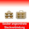 10x Flat Connector Housing 9-Pin Including 2.8 mm Flat Connector
