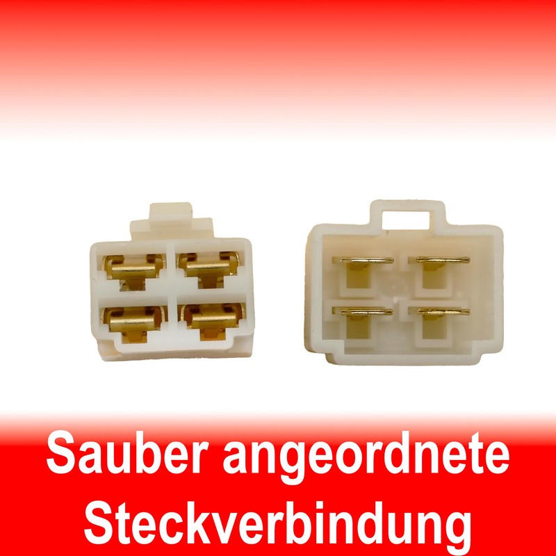 10x Flat Connector Housing 9-Pin Including 2.8 mm Flat Connector