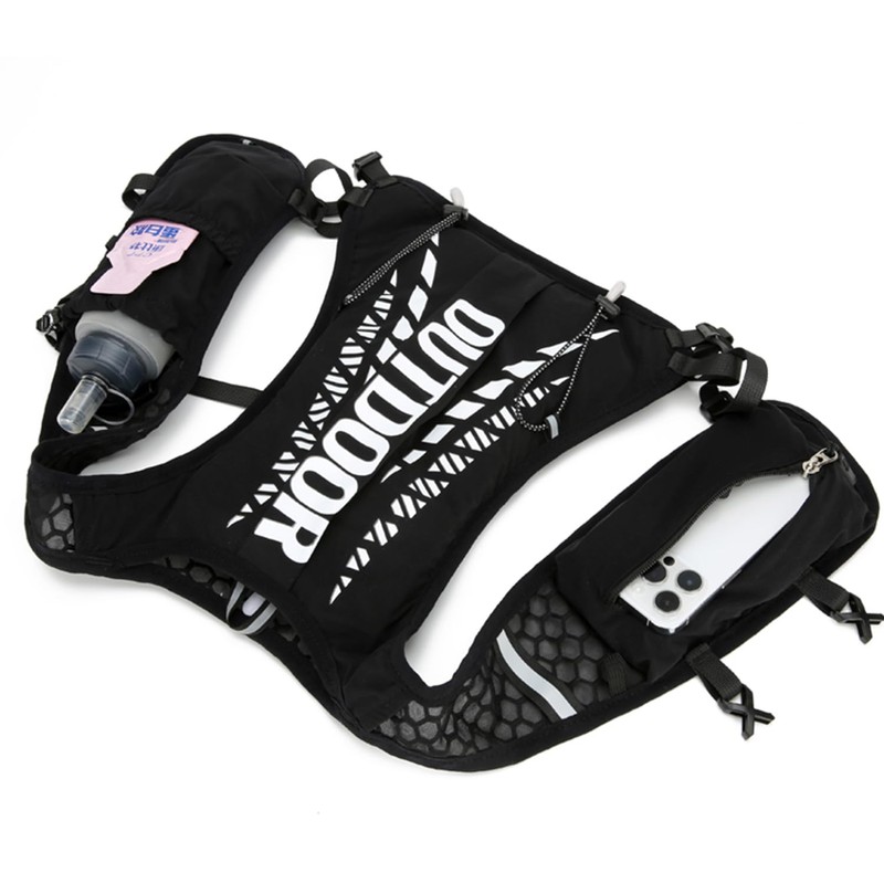 KAMCYCLE® Running Backpack with Hydration Bladder or Soft Hip Flask