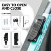 ROCKBROS Foldable Bicycle Lock Anti-Theft Folding Lock with Holder Key