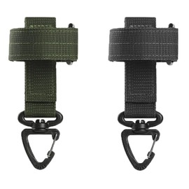 [MNWMNW] Glove Holder, 2 Pack, Black, Army Green, Rugged, Multi-functional, Easy to Install, Rope Gloves, Glove Holder, Glove Holder, Gloves Holder, Stylish for Construction, Field, Hiking, Camping