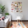 Love-Kankei Wooden Collage Picture Frame with 30 Small Wooden Clips
