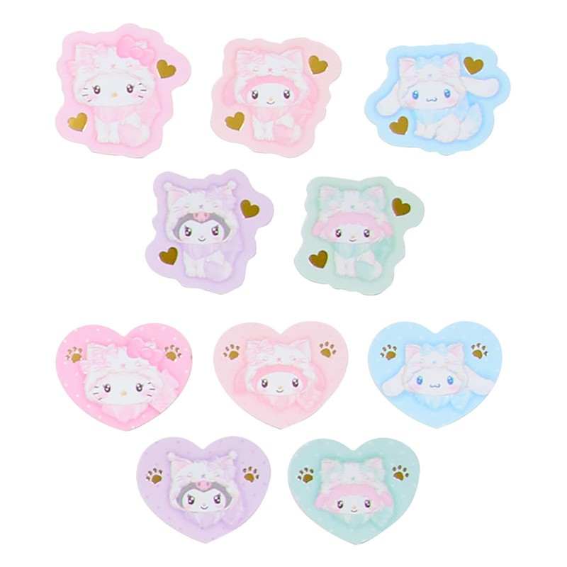 Sanrio 685992 Sticker Set (Milky Cat), Sanrio Characters, For Ages