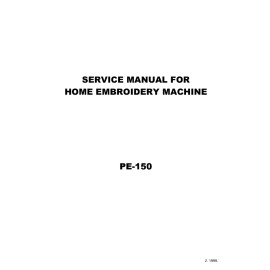 Brother PE-150 Sewing/Embroid