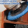 SI FANG 5Pcs 115mm High Density Curve Flap Discs for