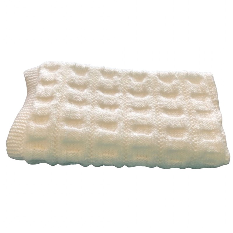 Peach Unicorn Designs Knitting Patterns for Baby Blankets x 2,