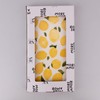 Set 4 Piatto rettangolare in porcellana 31,6x16,8 cm, limoni, Fruit