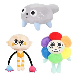 Juego De Terror Peluche Dandy's World Plush (3 Piezas) Beige
