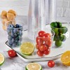PARENCE.- Set di 15 bicchieri di plastica riutilizzabili da 500