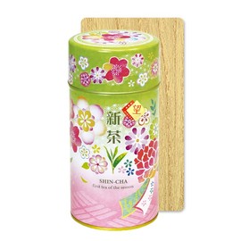 Shizuoka Tea No Daisan Shizuoka New Tea 2024 Makinohara Shizuoka Nozomi First Picking, 6.3 oz (180 g) Tin Gift Set, Presentation Box Included
