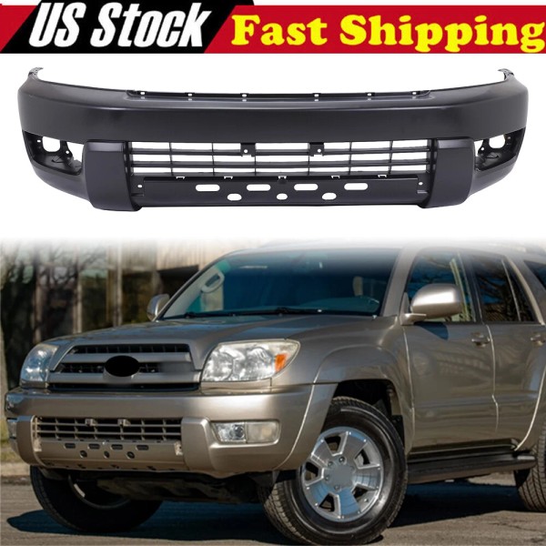 Unbranded Front Bumper Cover For 2003-2005 Toyota 4Runner W/Fog Light