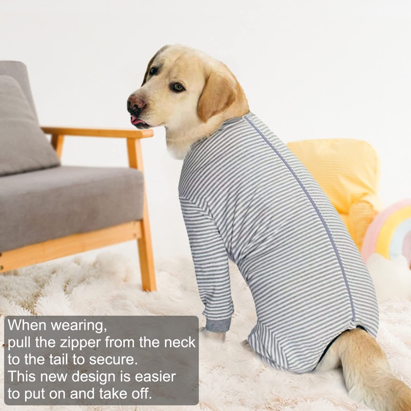 Yeapeeto Dog Onesie Surgery Recovery Suit for Large Medium Bodysuit