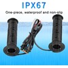 7/8'' ATV UTV Heated Handlebar Grips, 12V 3 Temperature Electric
