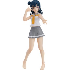 figma Love Live. Sunshine. . Yoshiko Tsushima Movable Figure, Not - to - Scale, Made From ABS & PVC, Painted