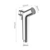 Handbrause für Bidet Toilette, Booster Wasserhahn, Bidet Handbrause, 45° verstellbarer