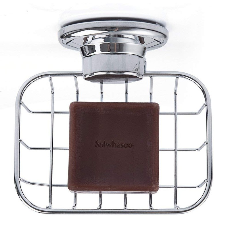 SANNO Suction Cup Soap Holder, Soap Dish Saver Tray Bar